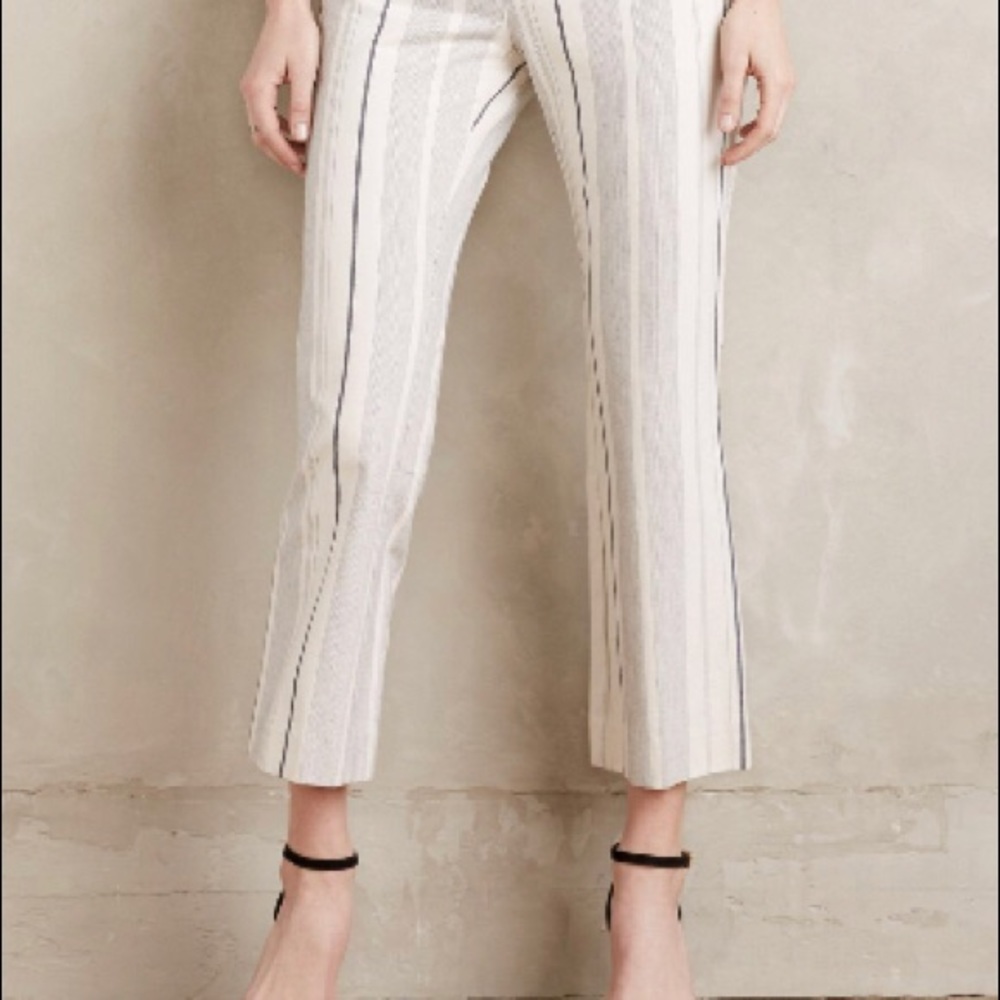 Anthropologie Cartonnier Charlie Crop Flare 10